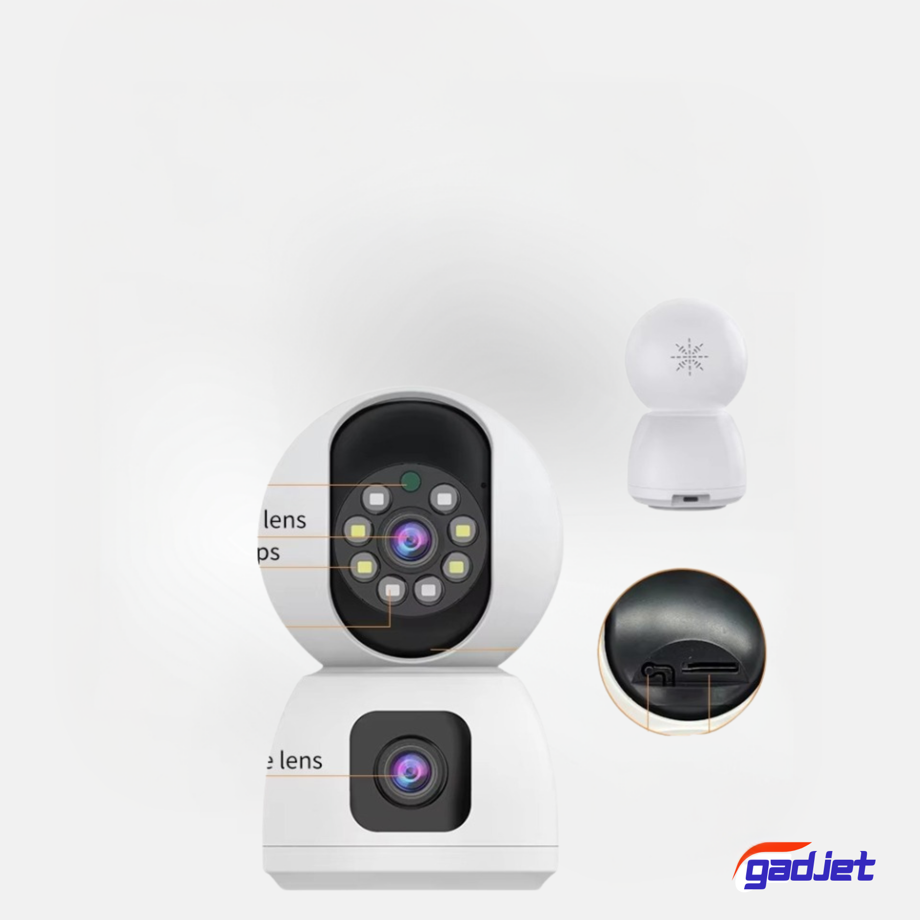 4K 8MP Dual Lens Smart Camera 