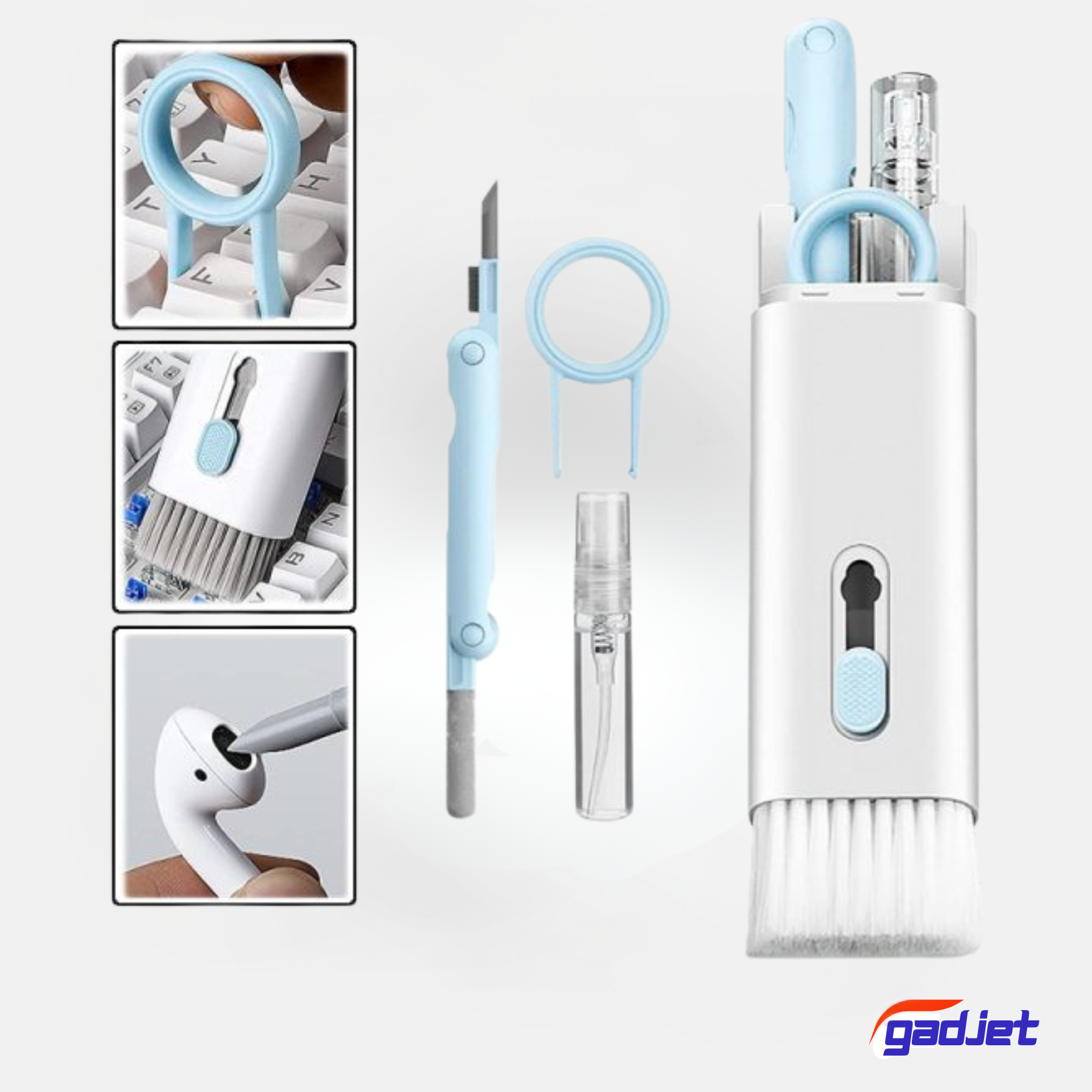 7-in-1 Keyboard & Earphone Cleaning 