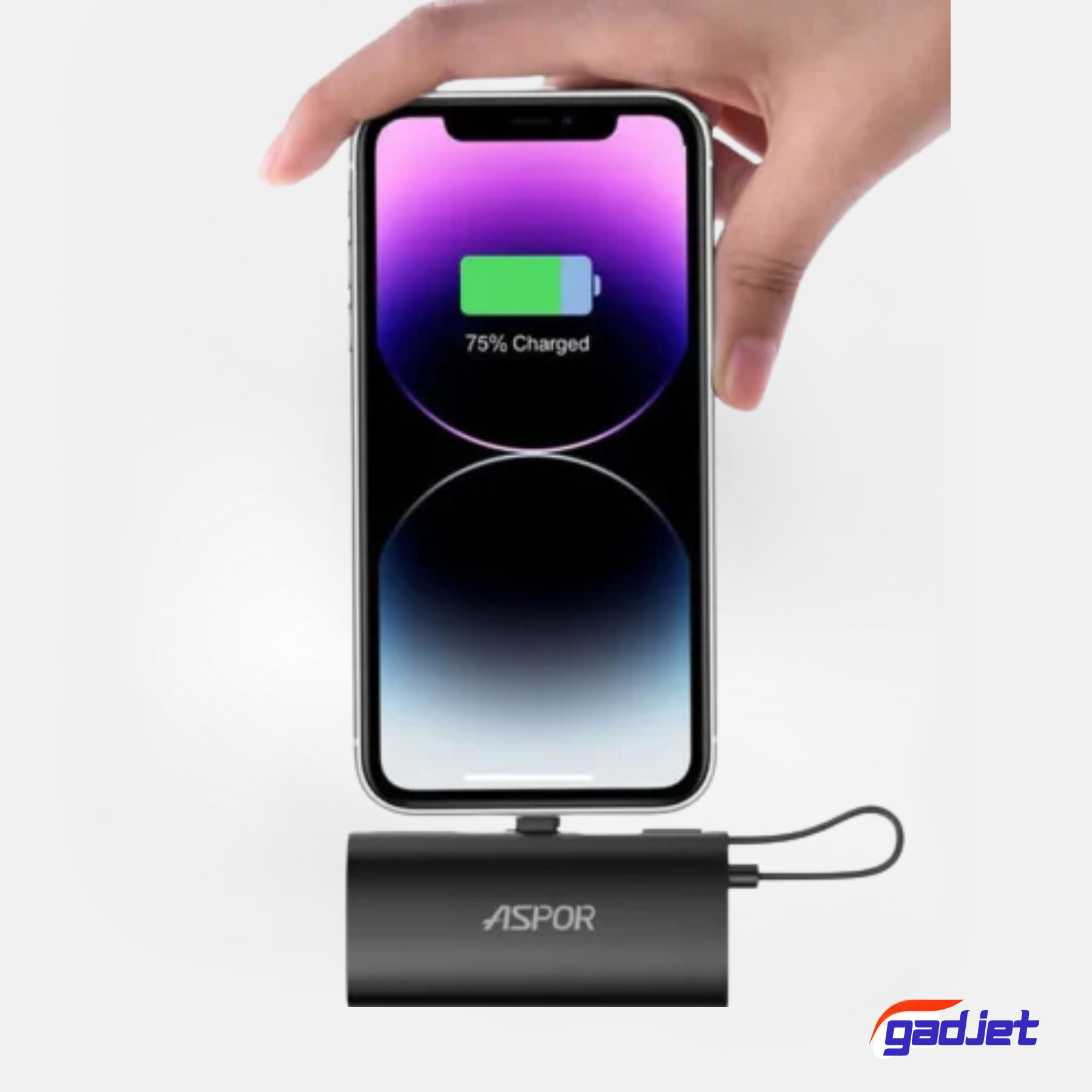 Aspor A351 Mini 5000mAh 2-in-1 Power Bank