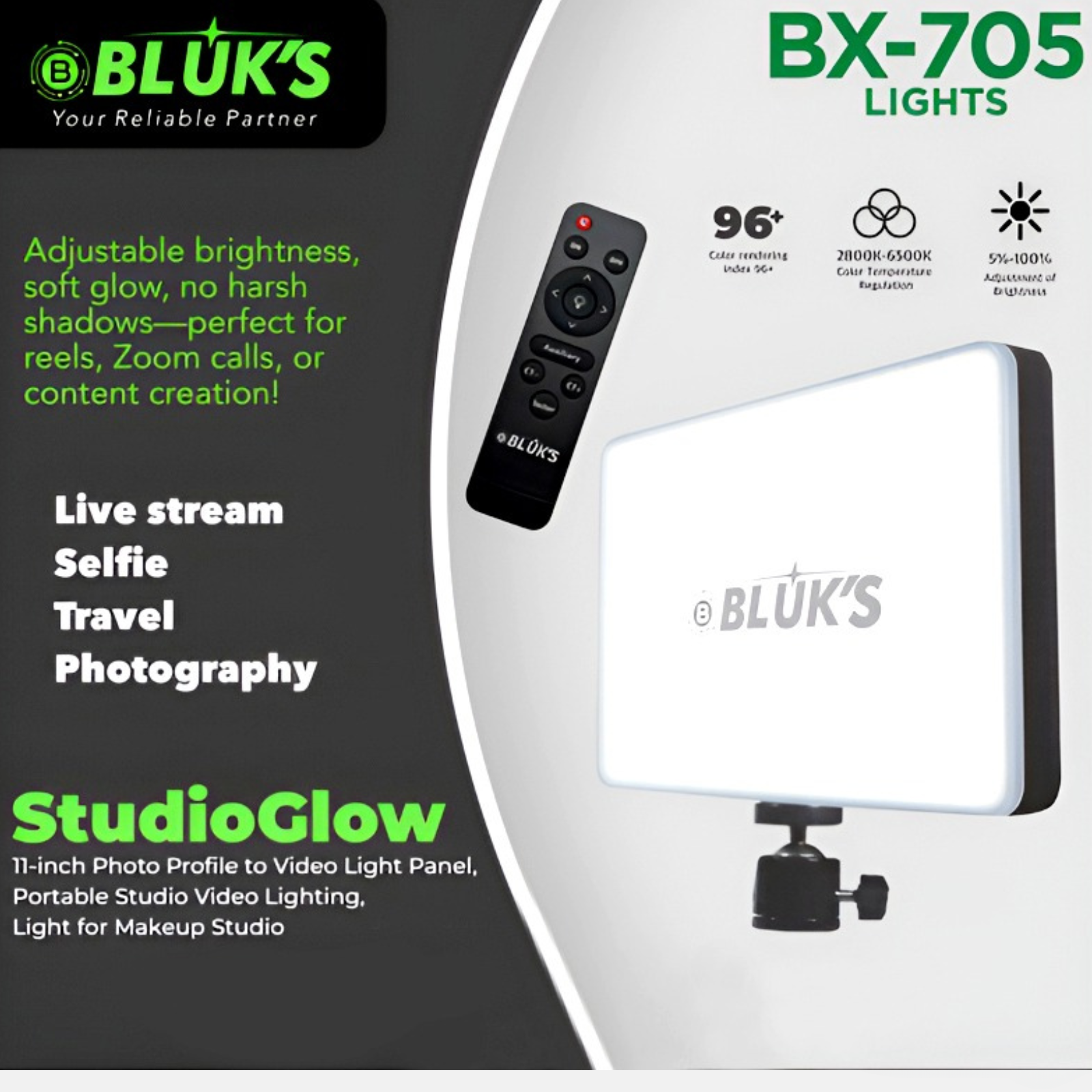 BX-705 StudioGlow LED Panel