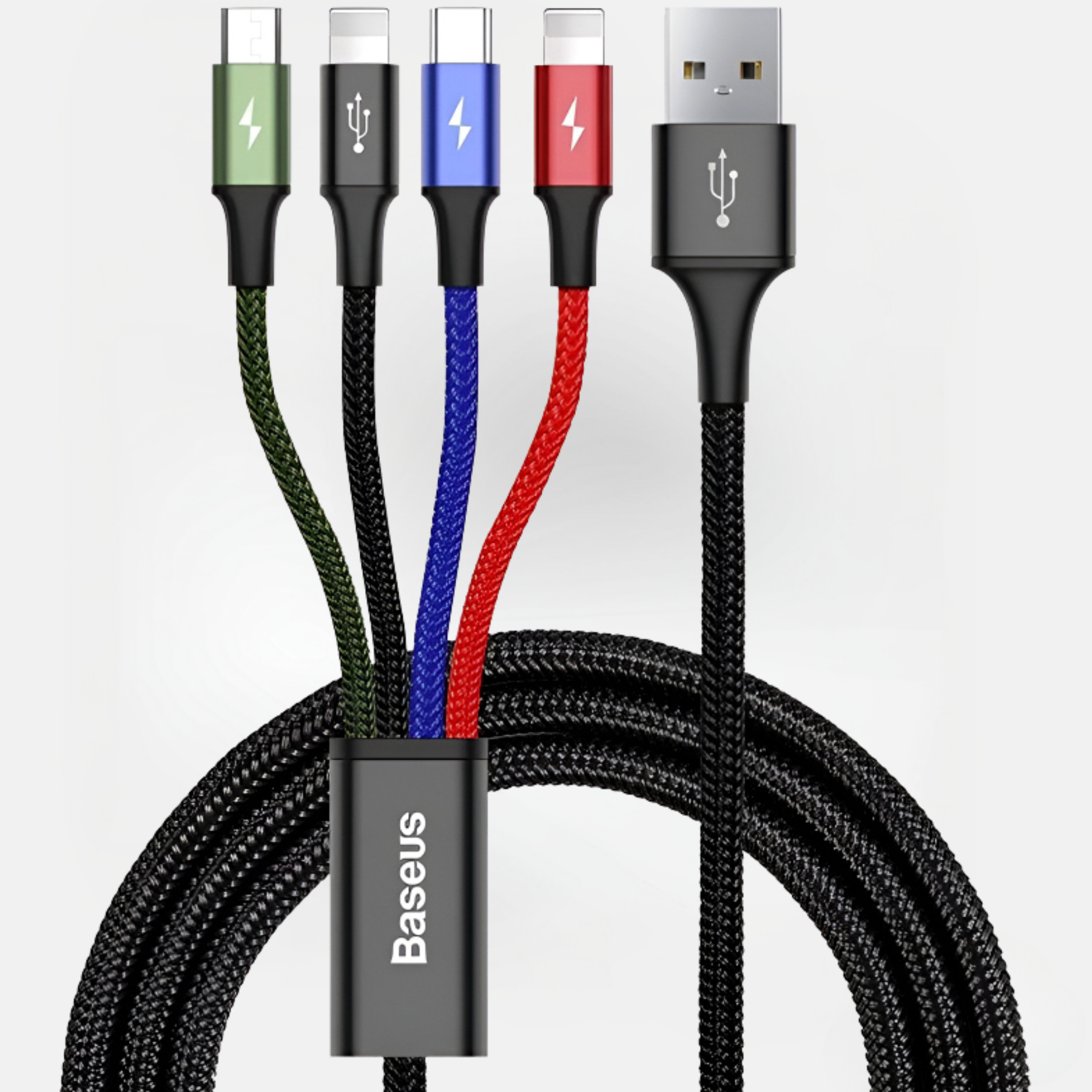 Baseus 4-in-1 Nylon Charging Cable