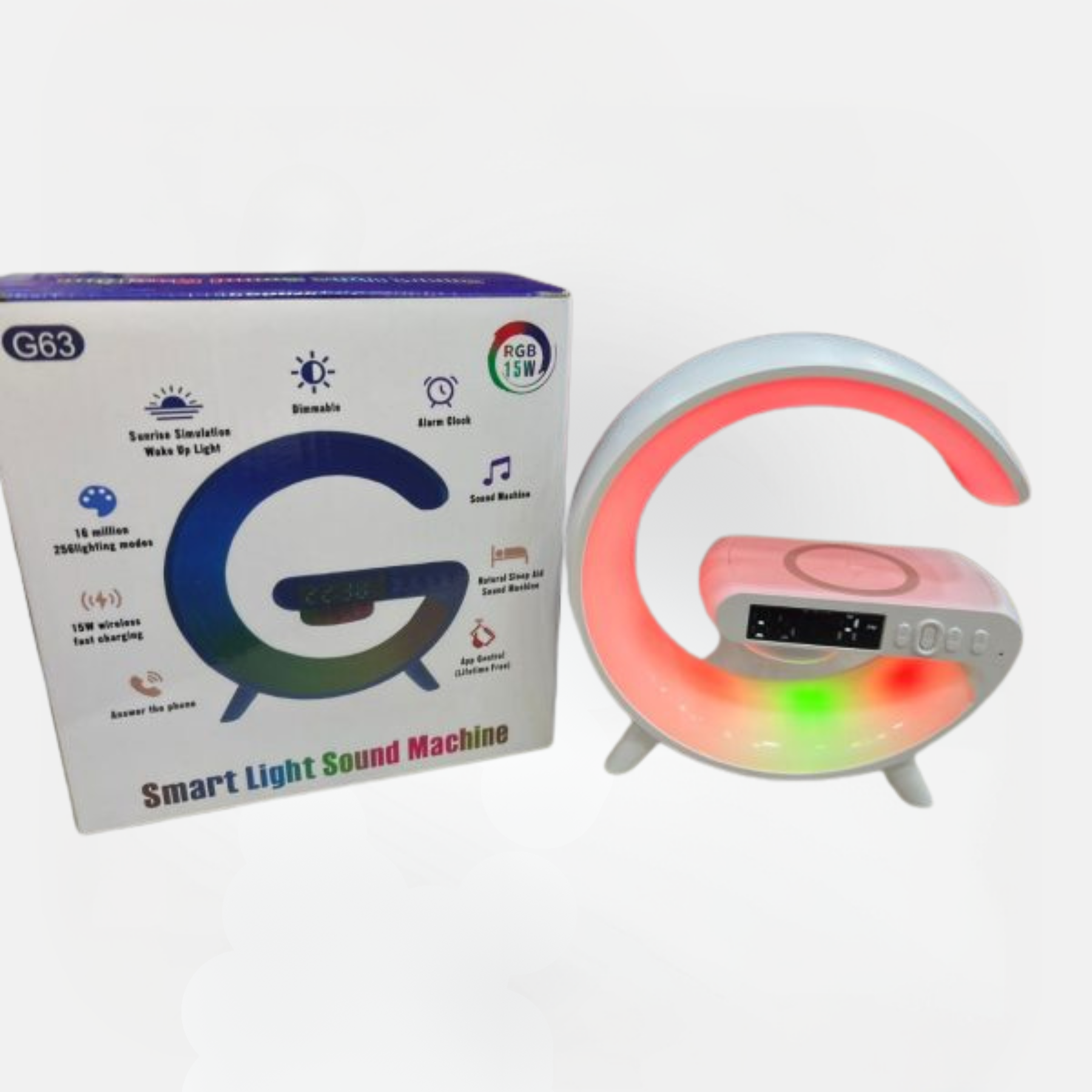 G63 RGB Speaker Lamp with Wireless Charging