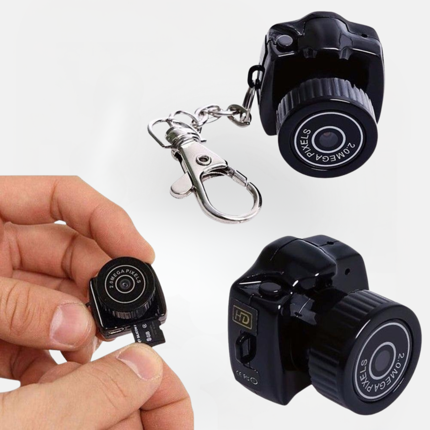 Mini 480P Spy Cam with Mic & DVR 