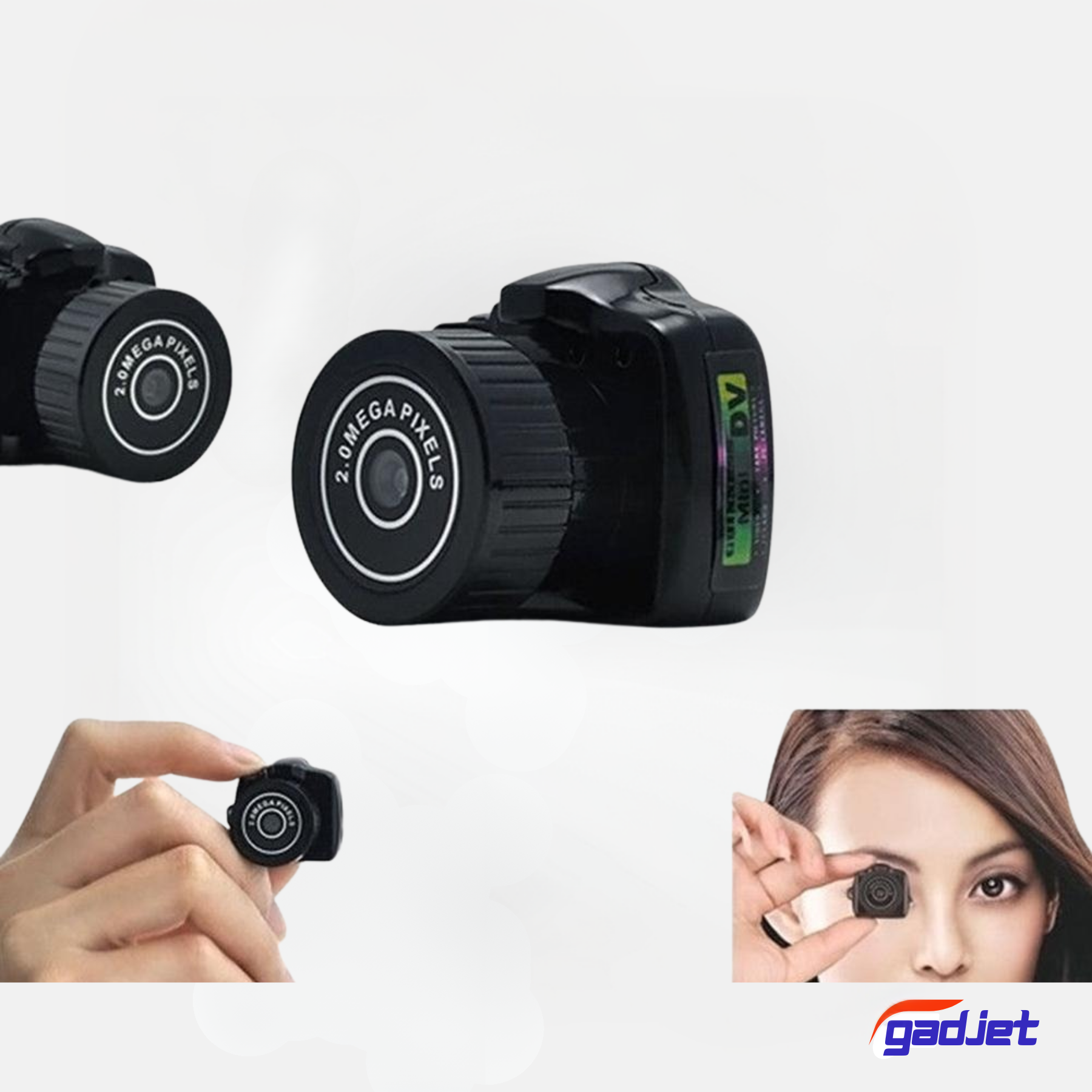 Mini 480P Spy Cam with Mic & DVR 