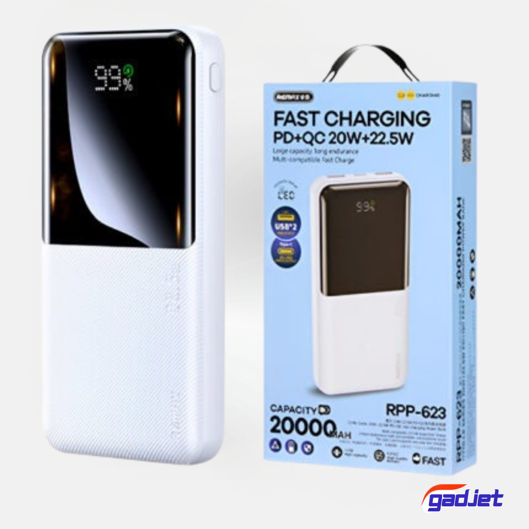 Remax RPP-623 Power Bank – 20000mAh