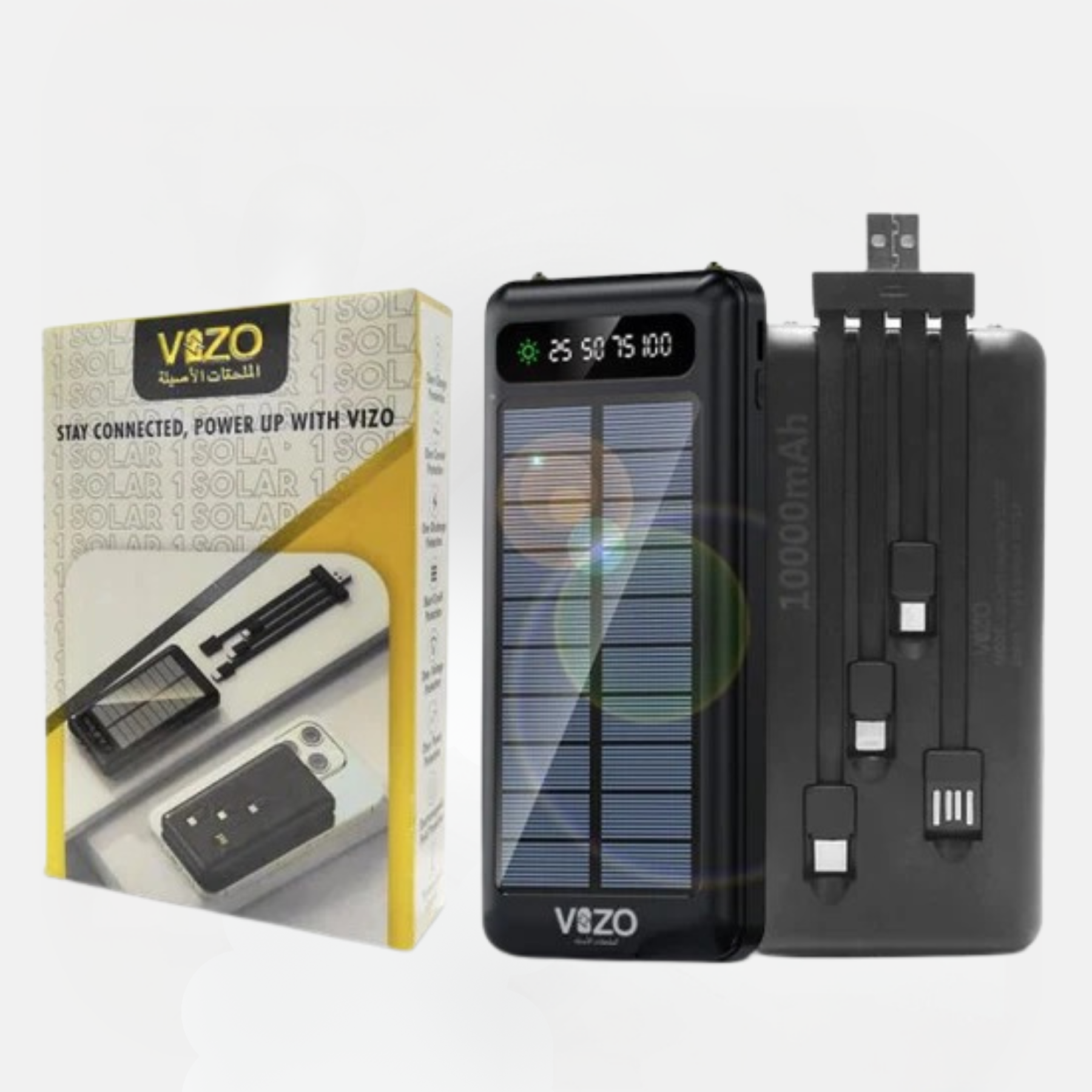 Vizo Solar 01 – 10,000mAh Power Bank